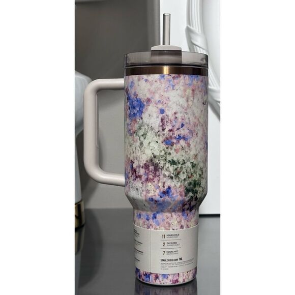 Stanley X CALIA Quencher H2.0 FlowState 40oz Tumbler, OLIVE EDEN - Picture 3 of 5